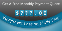 Get a free monthly payment quote &mdash; equipment leasing made easy.