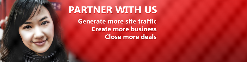 Partner with us, generate more site traffic, create more business, and close more deals.