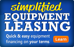 Simplified Equipment Leasing; Quick & easy equipment financing on your terms