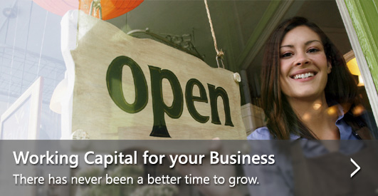 Working Capital for your Business—There has never been a better time to grow.